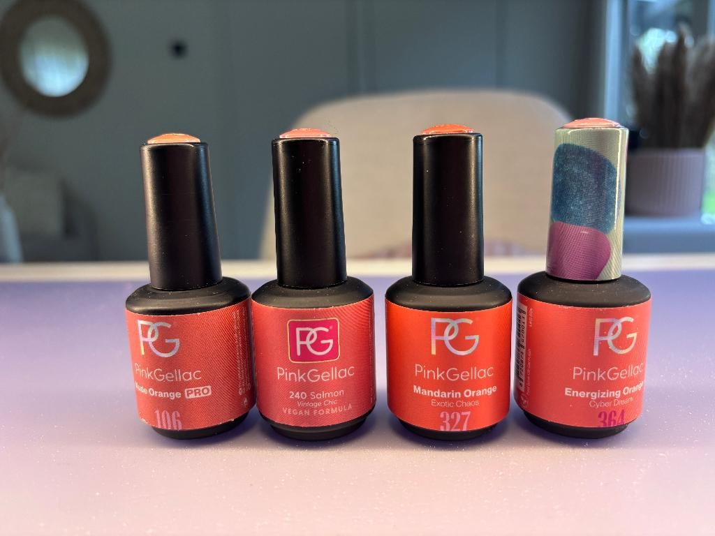 Pink Gellak oranje kleuren, Ophalen of Verzenden, Gebruikt