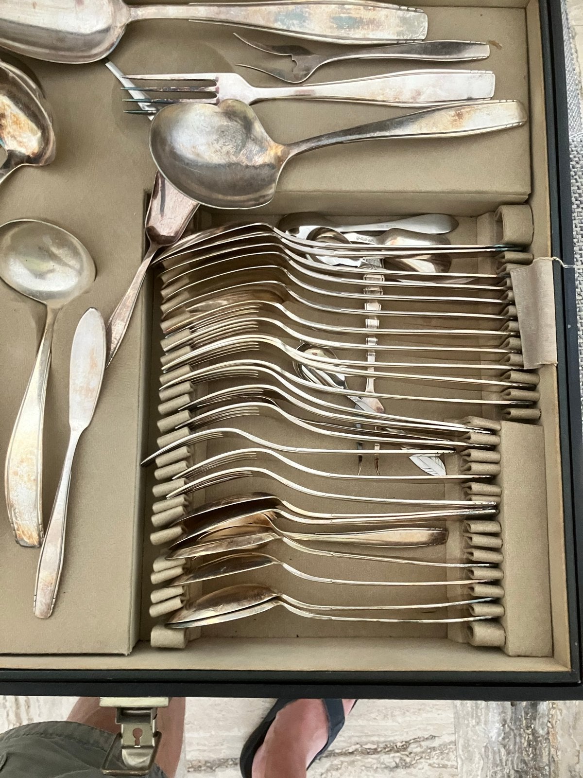 Gero Zilvium Bestekset in Koffer - Vintage, Ophalen of Verzenden