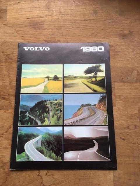 Autofolder/Brochure  Volvo  Modellenoverzicht    1980     NL, Ophalen of Verzenden, Zo goed als nieuw, Volvo