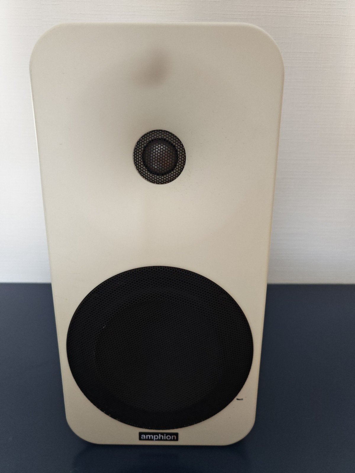 Amphion luidspreker - Wit, Overige merken, Gebruikt, 120 tot 150 watt, Ophalen of Verzenden