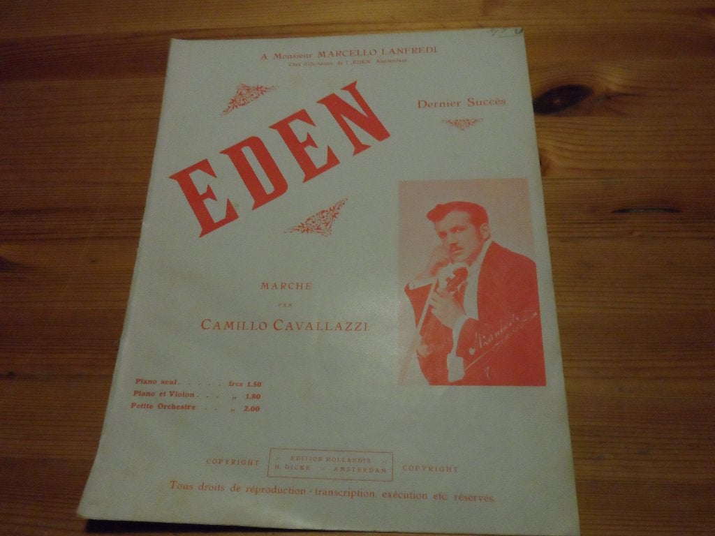 Eden - cavallazzi - marcello lanfredi, Muziek en Instrumenten, Gebruikt, Ophalen of Verzenden, Artiest of Componist, Piano