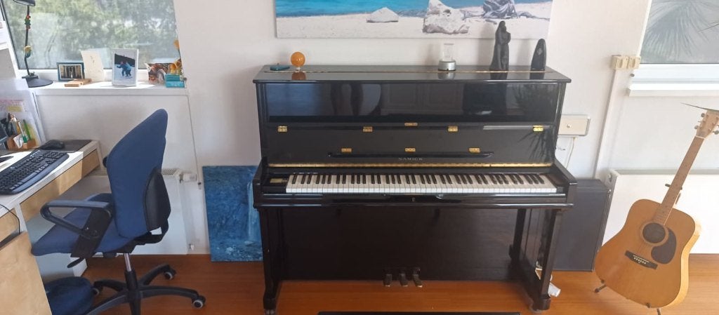 Samick SU 118 SP  - Zo goed als nieuw, Ophalen, Zwart, Zo goed als nieuw, Piano