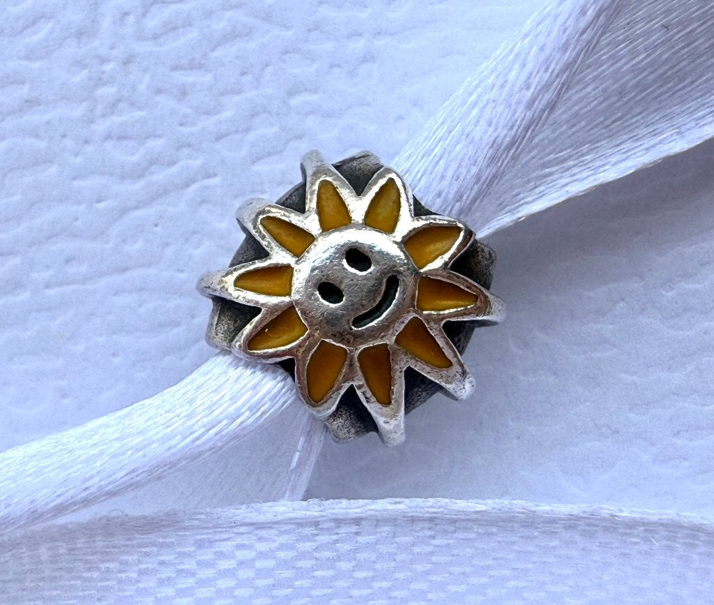 Pandora Smiling Sunshine bedel, Overige merken, Ophalen of Verzenden, Zo goed als nieuw, 1 bedel