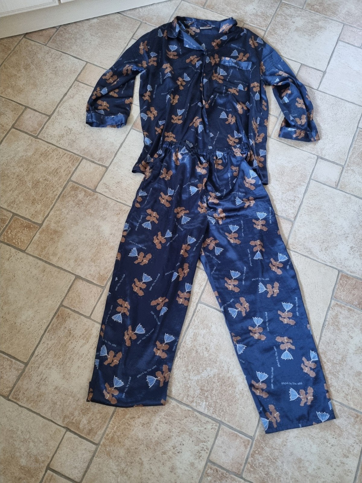Mooie blauwe pyama van de hunkemöller l, Kleding | Dames, Pyjama's, Hunkemöller, Ophalen of Verzenden, Zo goed als nieuw, Maat 42/44 (L)