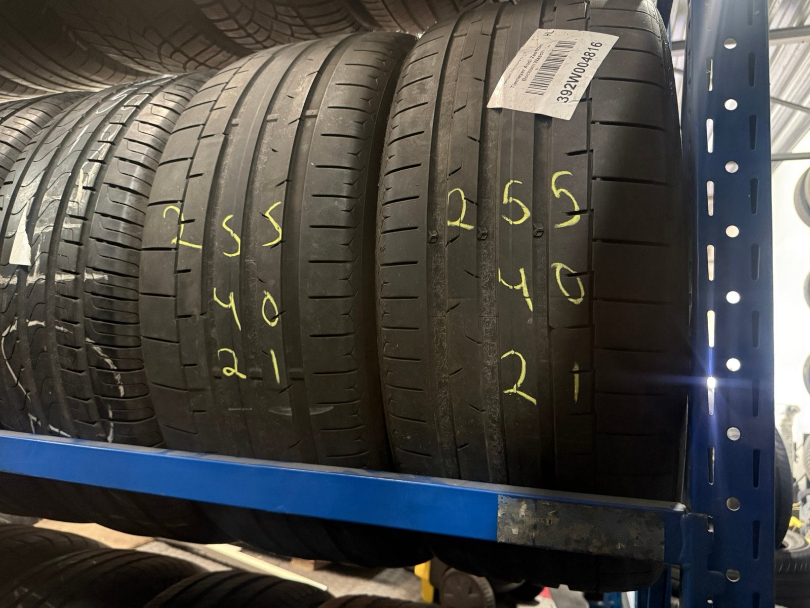 2x 255 40 21 102Y R01 Continental Sportcontact 6 5MM+ 2622