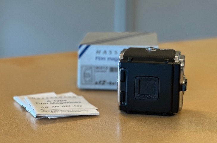 Hasselblad A12 Achterwand Chroom (Mint / doos + Garantie), Utvecklingsgatan 2, Göteborg, 417 56, SE, Spiegelreflex, Customersupport@hasselblad.com