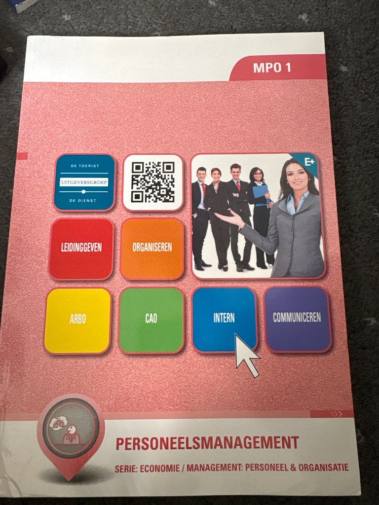 Personeelsmanagement MPO 1 - Studieboek, Onbekend, Ophalen of Verzenden, Zo goed als nieuw, MBO