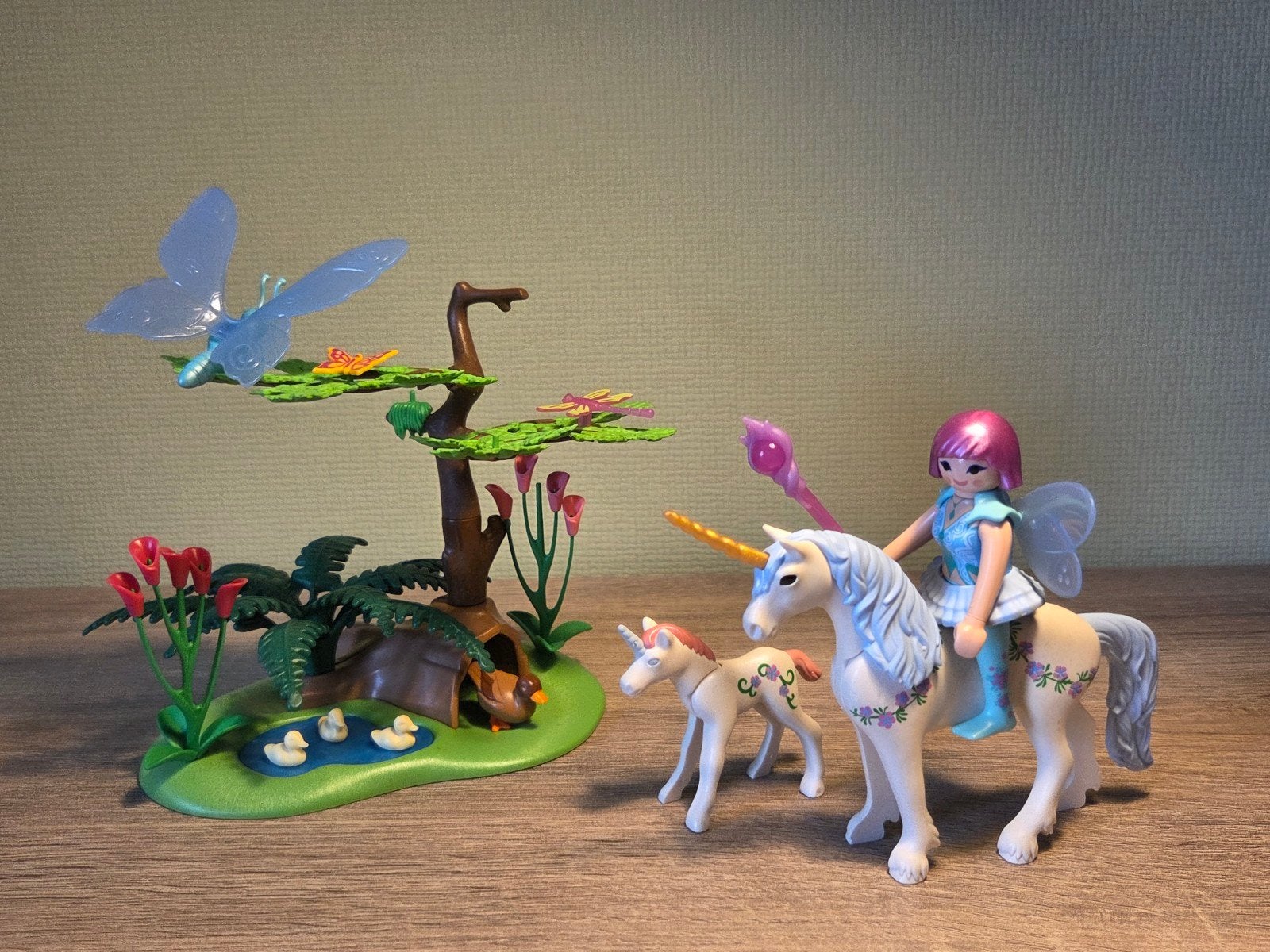 Fee Aquarella in de eenhoornweide Playmobil Fairies 5450, Ophalen, Complete set, Overige typen, Zo goed als nieuw