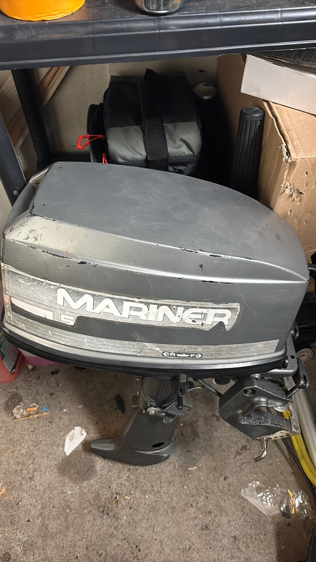 Mariner 5 pk, Watersport en Boten, Ophalen, Gebruikt, Motor en Techniek, Motorboot