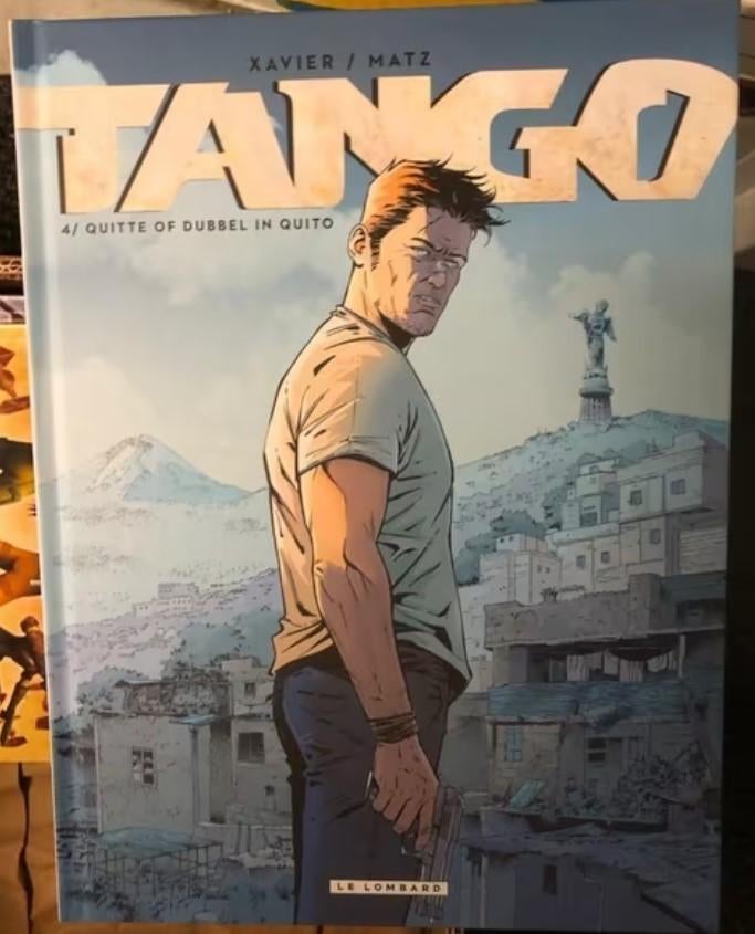 Quitte of dubbel in quito tango hardcover k3 h7, Boeken, Stripboeken, Eén stripboek, Ophalen of Verzenden, Zo goed als nieuw
