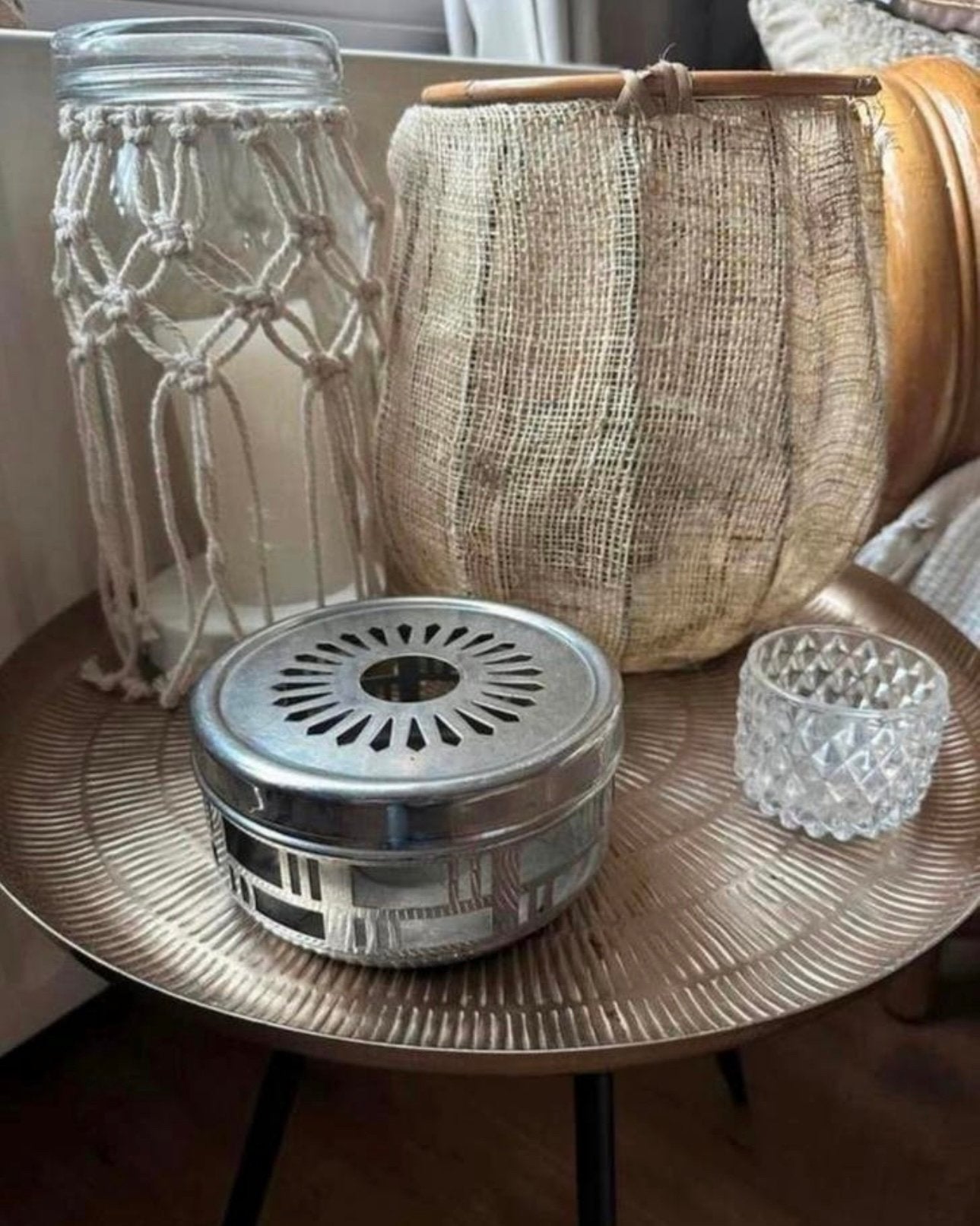 Zilveren vintage inventum pot- of theewarmer, Antiek en Kunst, Ophalen of Verzenden