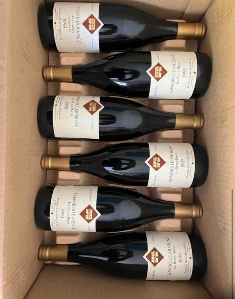 11x ; 5 Vosne Romanée  en 5 Chambolle-Musigny Vosne Romanée, Frankrijk, Nieuw, Ophalen of Verzenden, Rode wijn