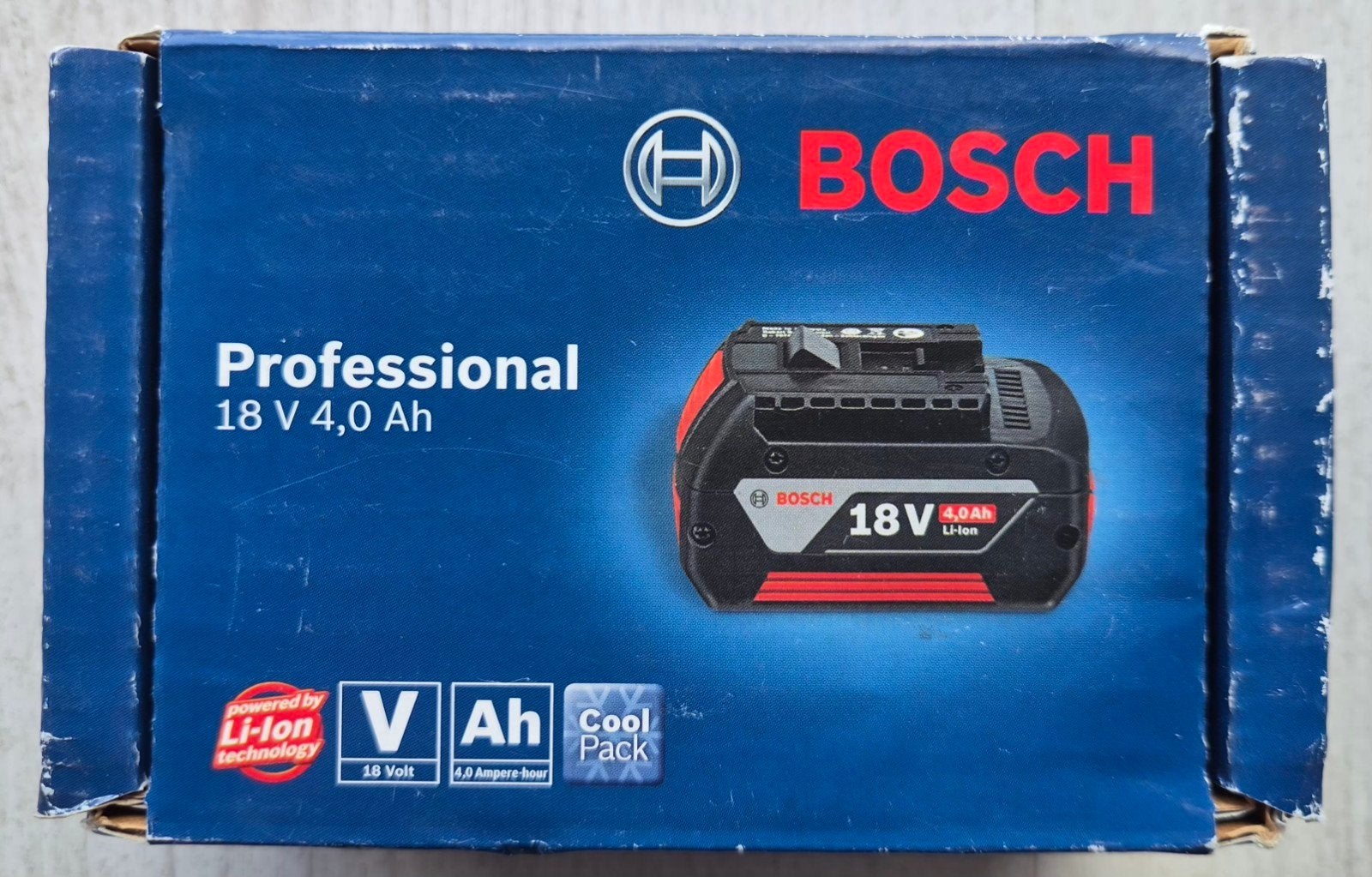 Bosch Professional 18V 4.0 Ah Li-Ion Accu: Nieuw Originee, Doe-het-zelf en Verbouw, Ophalen of Verzenden, Nieuw