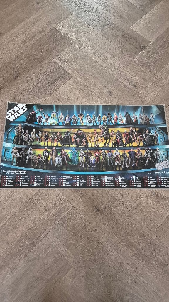 Poster van Star Wars 42x76 cm, Ophalen of Verzenden, Nieuw, Boek of Poster
