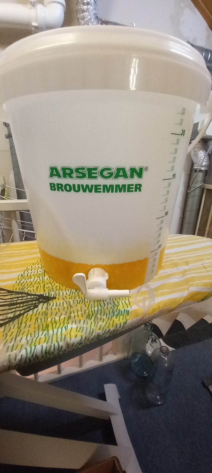 Vergistingsvat / Brouwemmer voor bier maken, Ophalen, Gebruikt