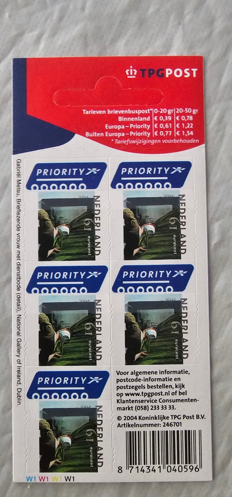 2 Postzegelboekjes Nederland Postfris TPG Post, Verzenden