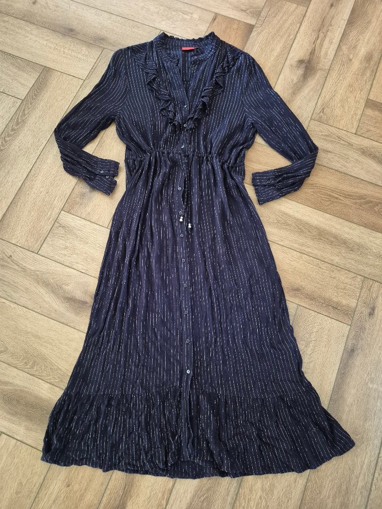 Mooie lange jurk van Laura Di Sarpi, maat 40, Maat 38/40 (M), Blauw, Ophalen of Verzenden, Zo goed als nieuw