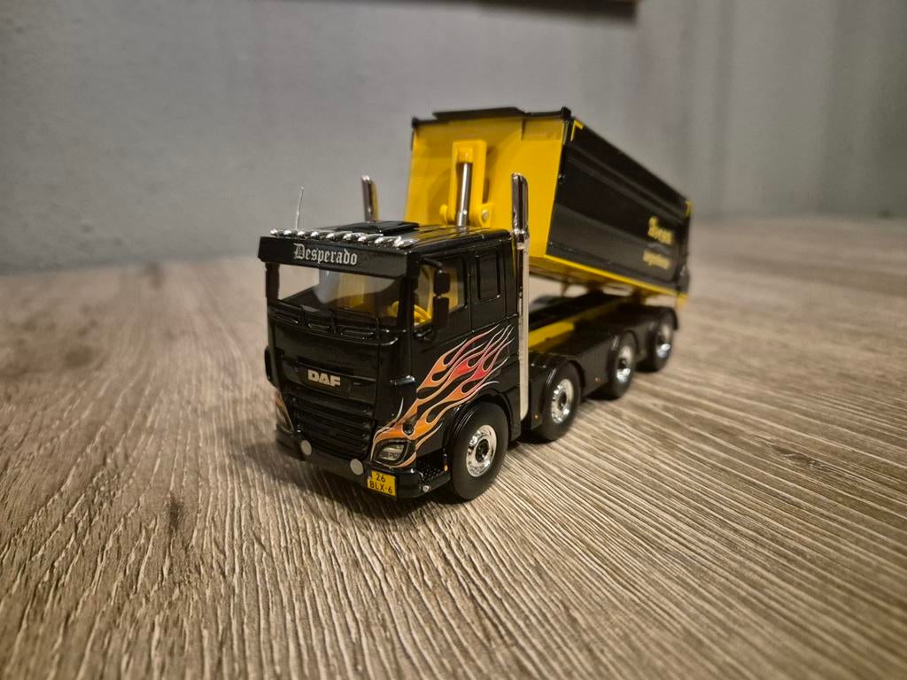 DAF Bakwagen Kipper 4 Asser Desperado Tontoys, Ophalen of Verzenden