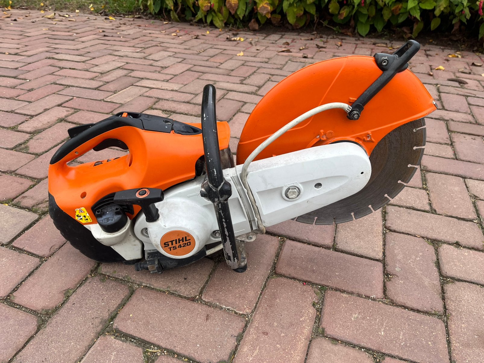 Stihl TS 420 bandenzaag/doorslijper, Ophalen, Gebruikt
