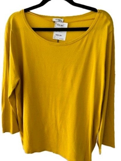 NIEUW Kyra gebreide top Cilo lime maat XXL (42/44), Verzenden, Geel, Maat 42/44 (L), Nieuw
