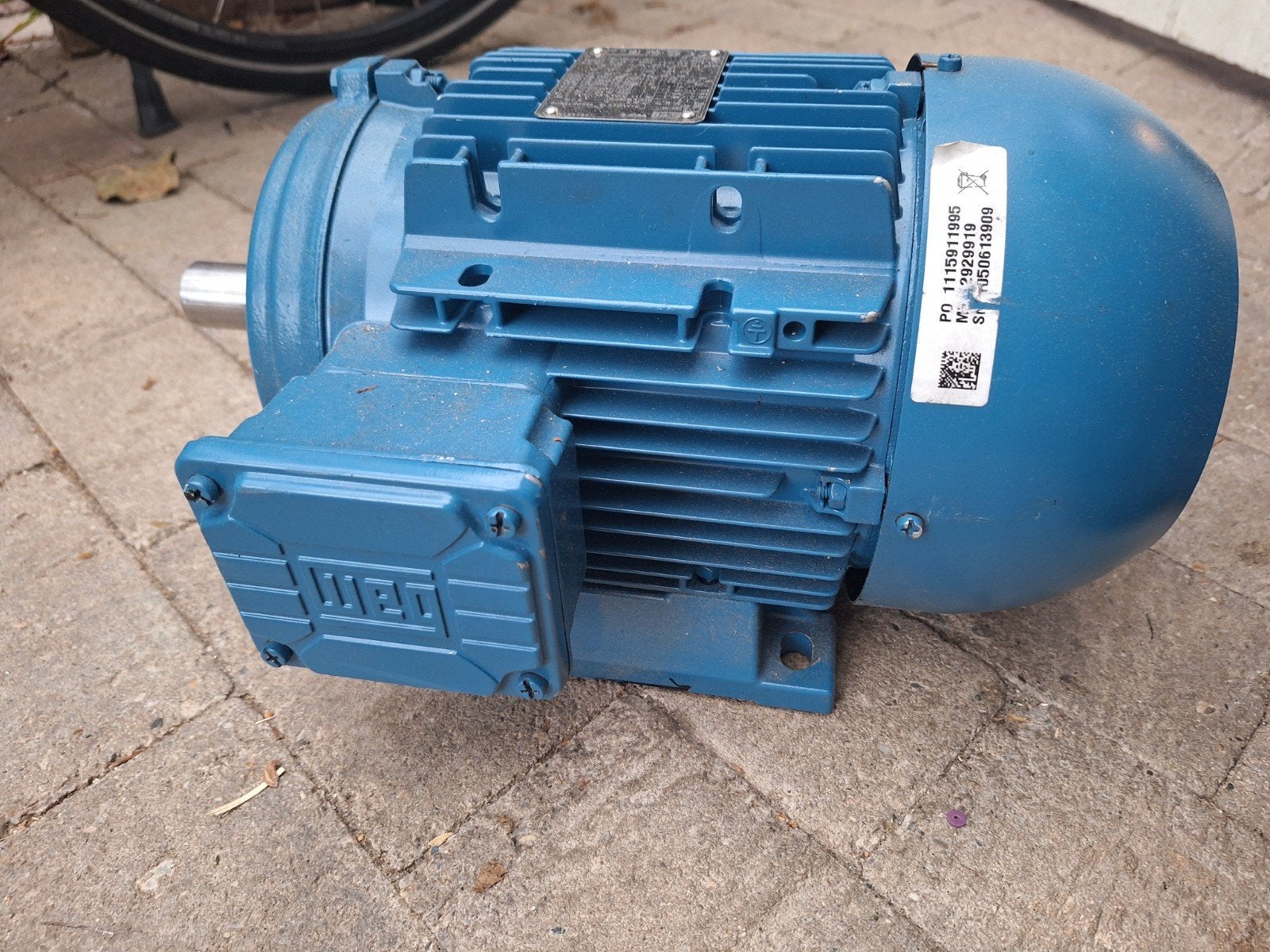 WEG W21 Elektromotor - Gebruikt maar in goede staat, Doe-het-zelf en Verbouw, Ophalen of Verzenden, Gebruikt, Elektromotor
