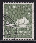 1225 - West Duitsland michel 280 gestempeld , 100e sterfdag, Verzenden, BRD, Gestempeld