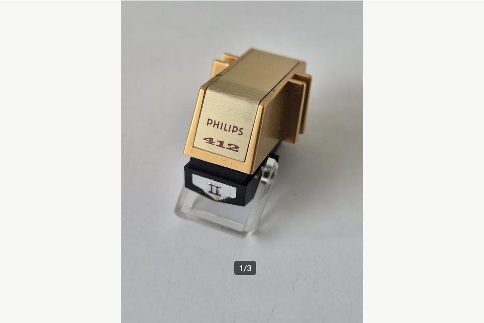 Philips 412 Gold Element zonder naaldje, dat is defect., Ophalen, Zo goed als nieuw, Platenspeler-onderdeel, Philips