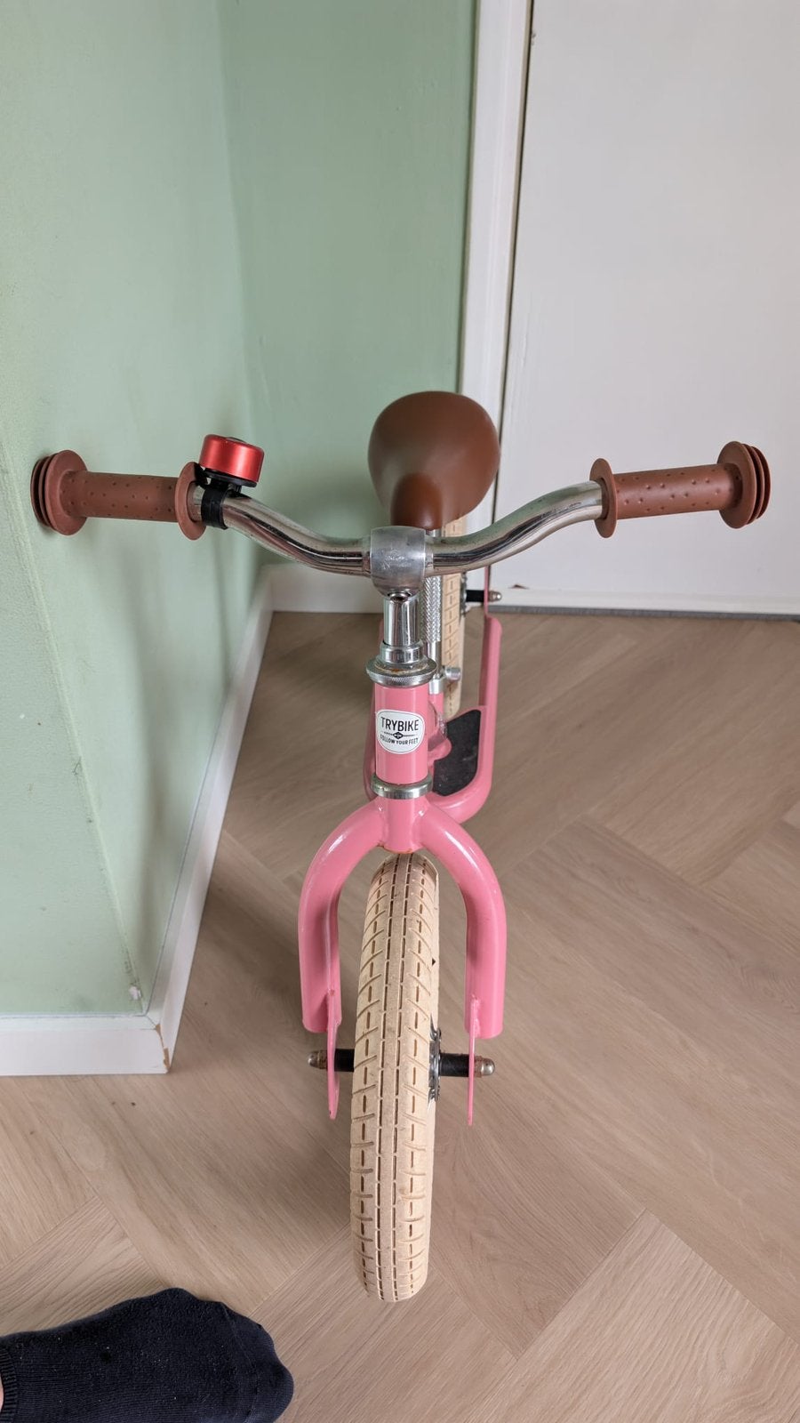Trybike roze, Ophalen, Gebruikt, Verstelbare zitting
