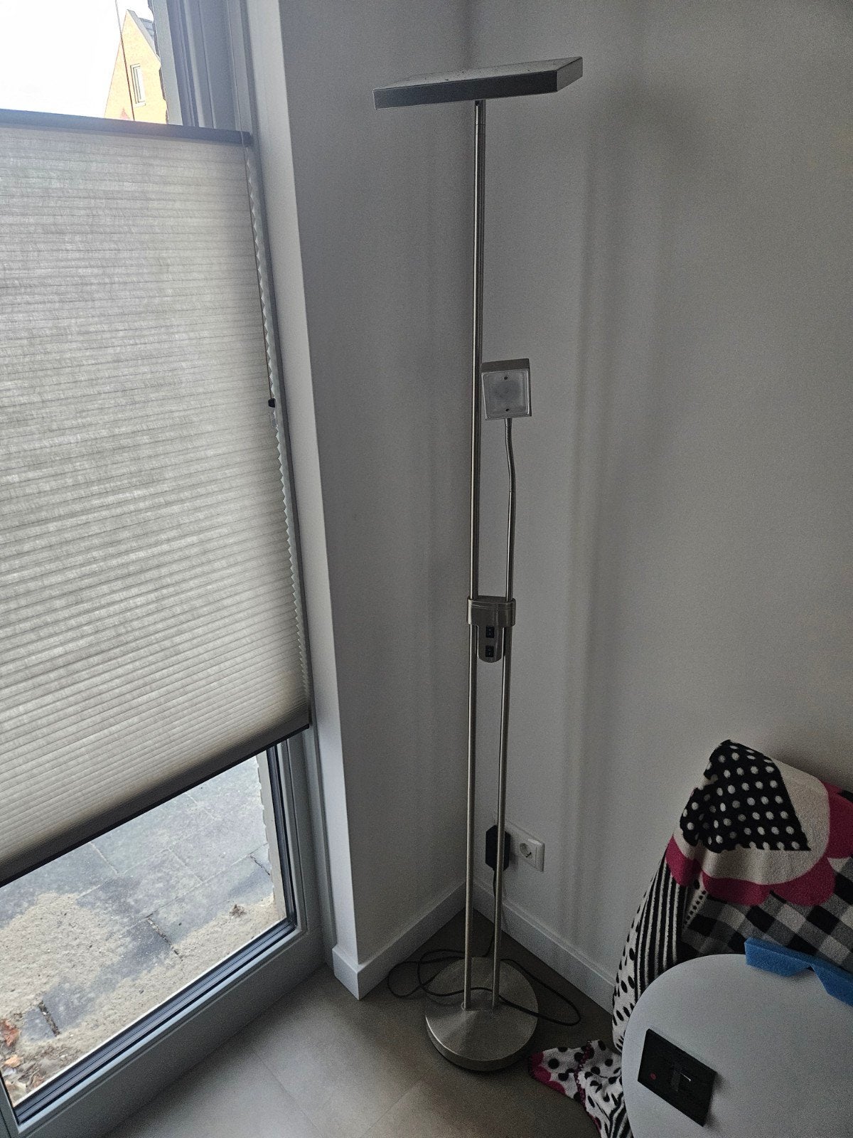 Stalamp met aparte leeslamp, Ophalen, Gebruikt