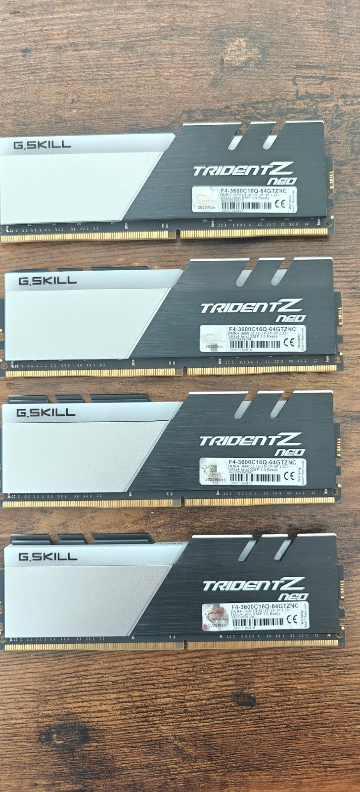 G.Skill Trident Z Neo 64GB 3600 MHz CL16 DDR4, Computers en Software, RAM geheugen, DDR4, Ophalen of Verzenden, Zo goed als nieuw