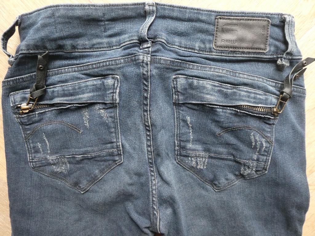 Mooie Gstar Midge Cody Mid Skinny spijkerbroek maat 27-34, Gstar, Zo goed als nieuw, W27 (confectie 34) of kleiner, Verzenden