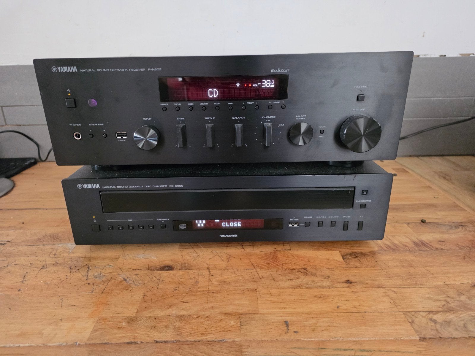 yamaha r-n602 + cd-c600, Ophalen, Yamaha