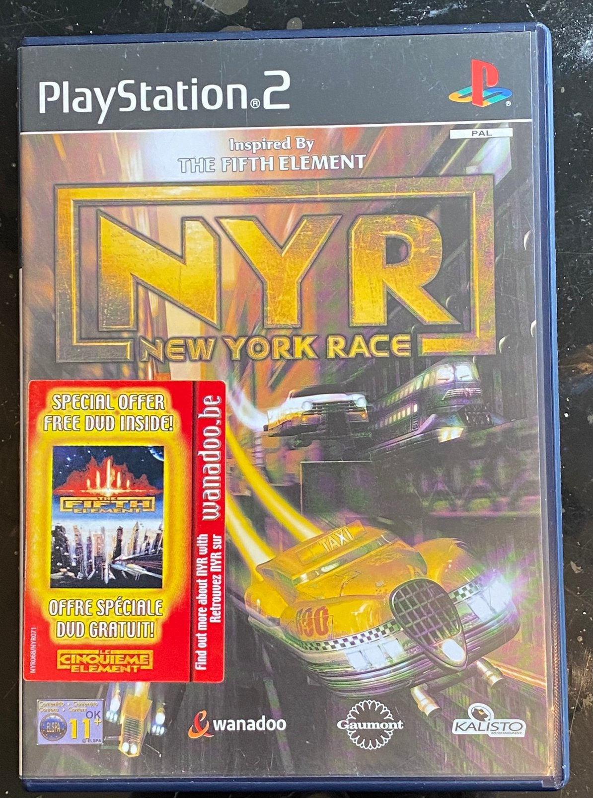 NYR: New York Race (PS2) - Speciale Editie met 'Free DVD, 1 speler, Racen en Vliegen, Ophalen of Verzenden, Zo goed als nieuw