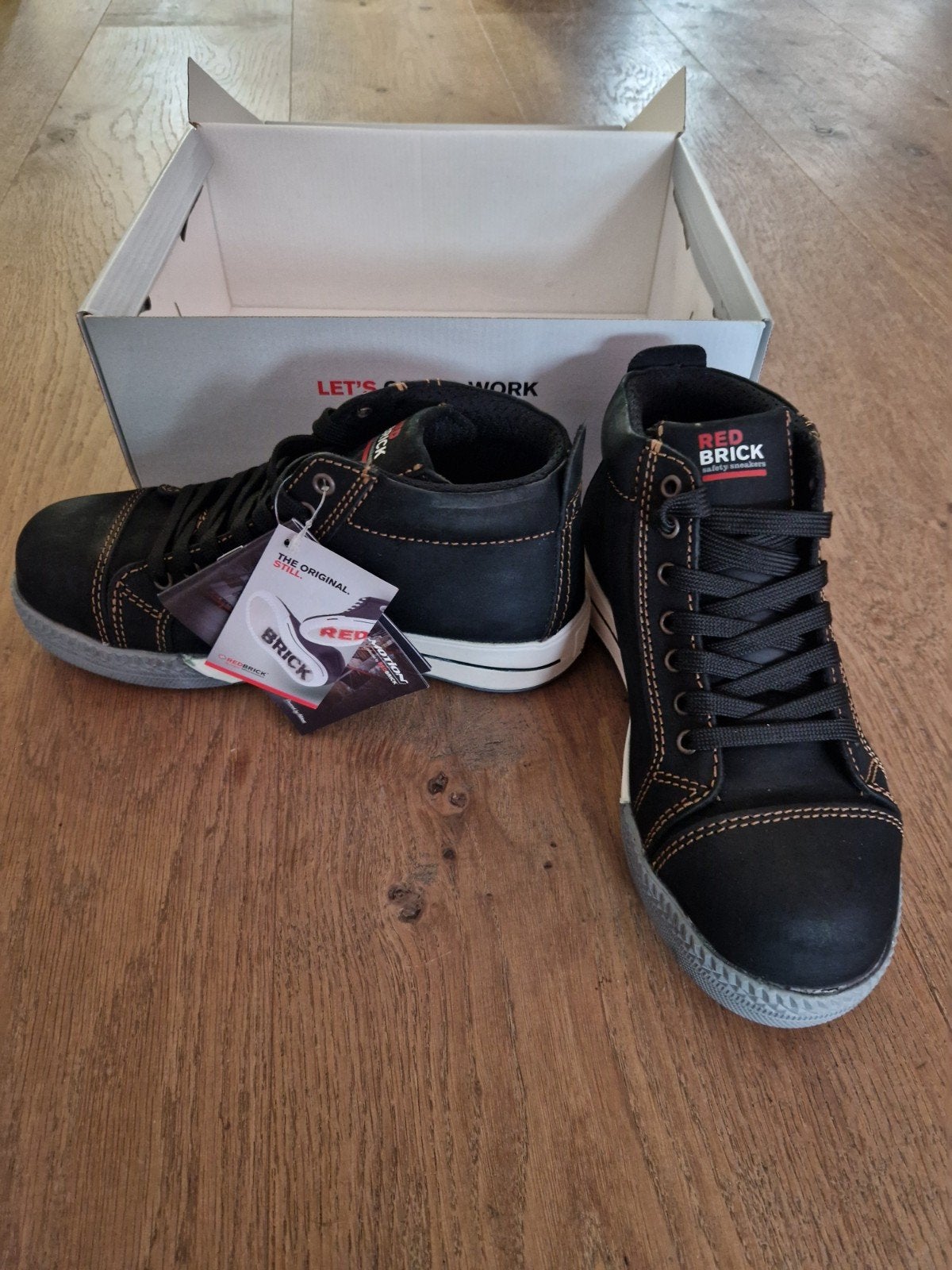 Redbrick Gold Sneaker Hoog S3 Werkschoenen Maat 37, Zwart, Nieuw, Ophalen of Verzenden, Werkschoenen
