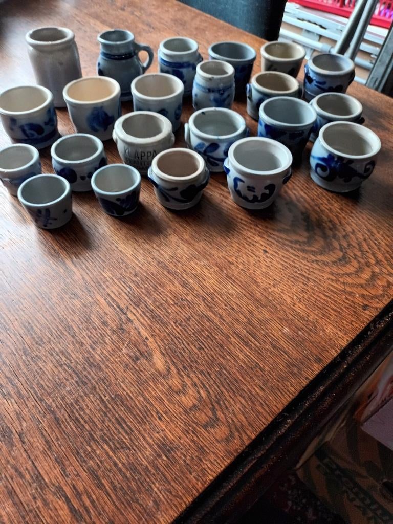 22 Keulse potjes - Diverse maten en vormen, Ophalen