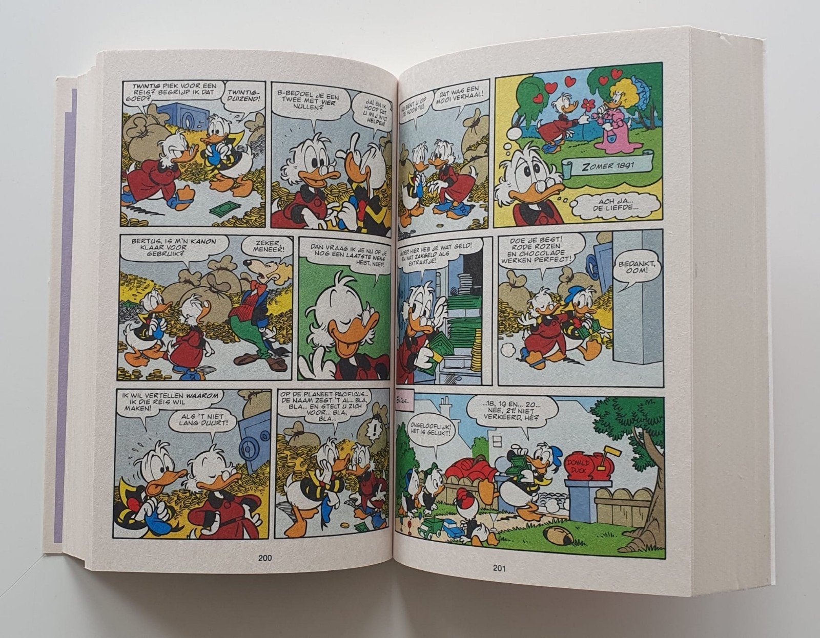 Donald Duck - dubbelpocket 72 - Volg Katrien!, Boeken, Meerdere comics, Ophalen of Verzenden, Zo goed als nieuw, Europa