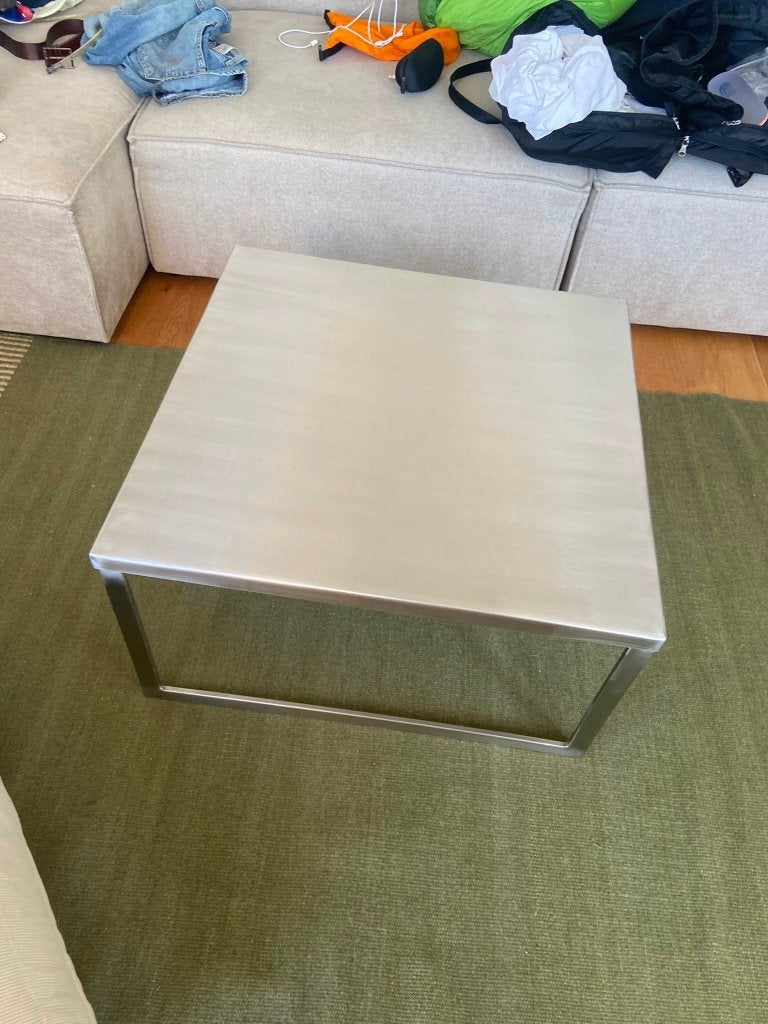 Zara Home Steel Coffee Table, 50 – 75, Minder dan 50 cm, Nieuw, Ophalen of Verzenden