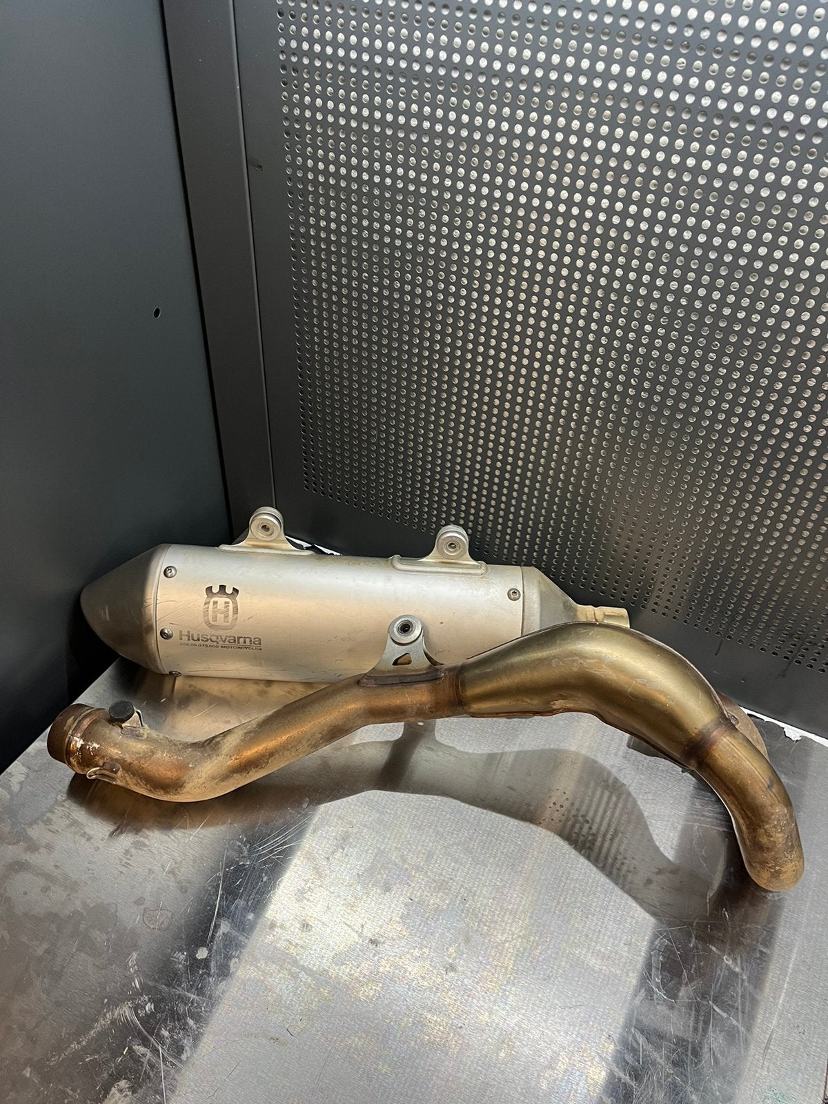 Husqvarna origineel uitlaat systeem fc 450, Motoren, Ophalen of Verzenden