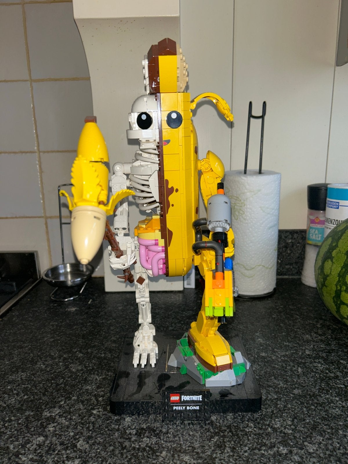 Fortnite Lego Peely Bone met boekje, Ophalen, Gebruikt, Overige merken