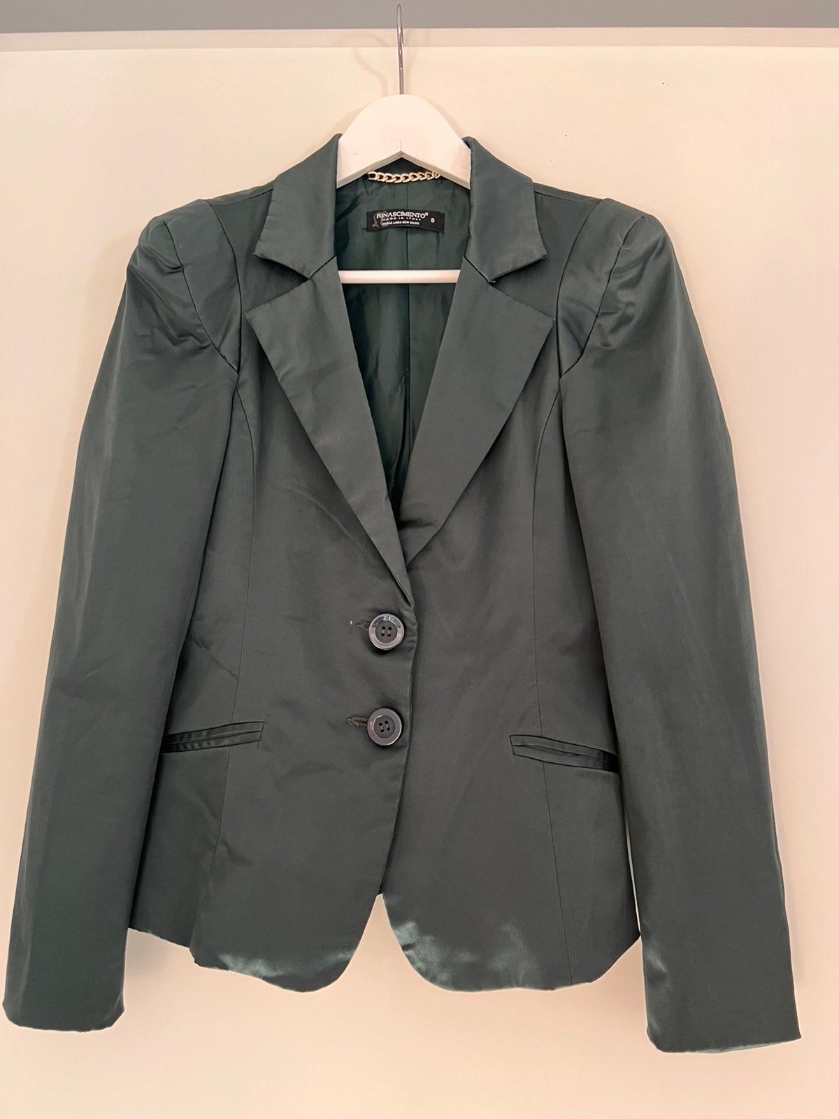 Rinascimento jasje / blazer groen S, Ophalen of Verzenden, Zo goed als nieuw, Jasje, Maat 36 (S)