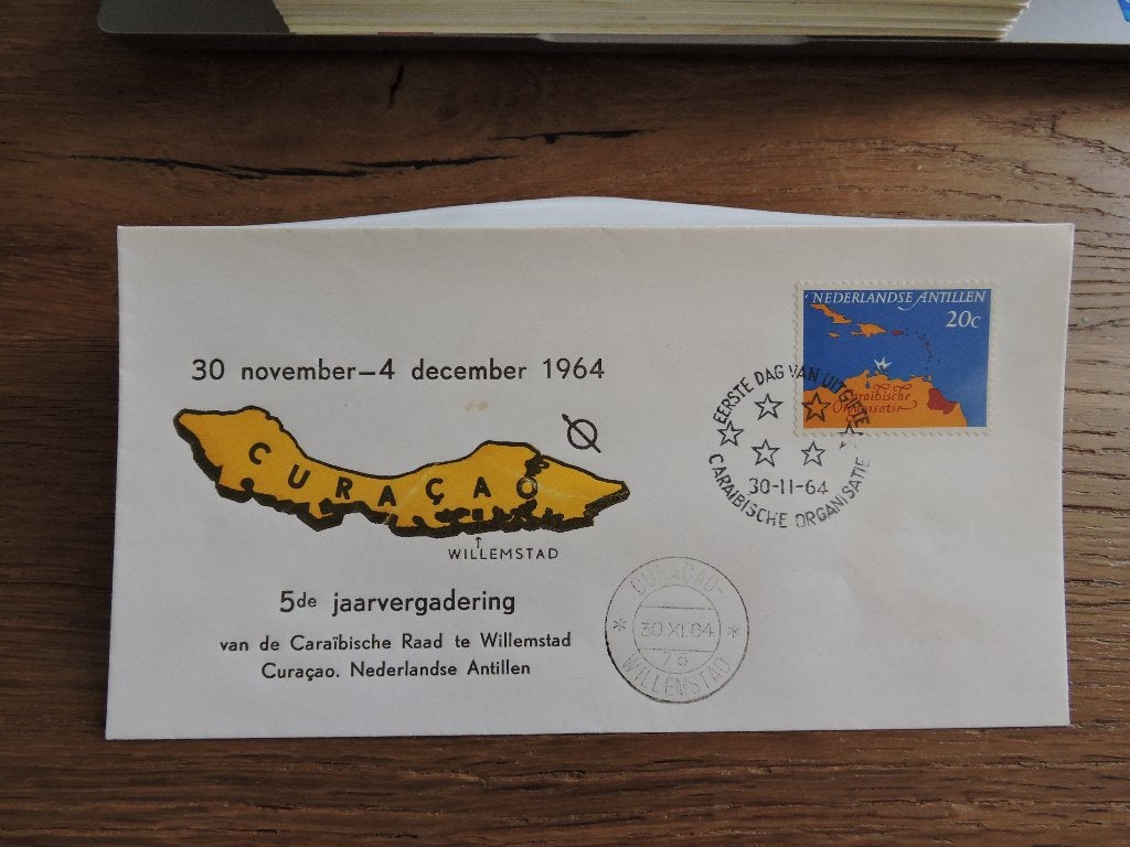 fdc nederlandse antillen E  32.3, Postzegels en Munten, Ophalen of Verzenden, Gestempeld