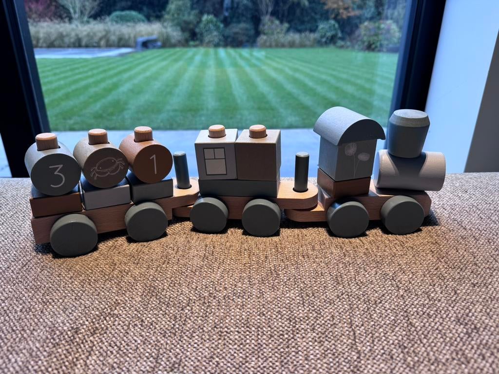 Little Dutch trein nieuw staat, Ophalen, Nieuw, Duw- of Trekspeelgoed
