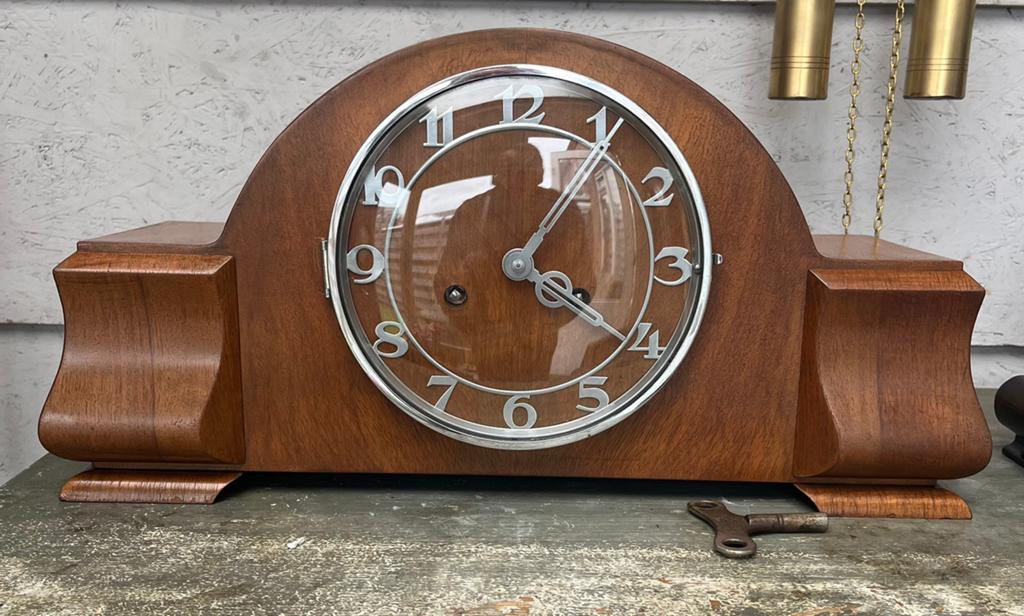 Robuuste Pendule/mantel klok, Antiek en Kunst, Antiek | Klokken, Ophalen
