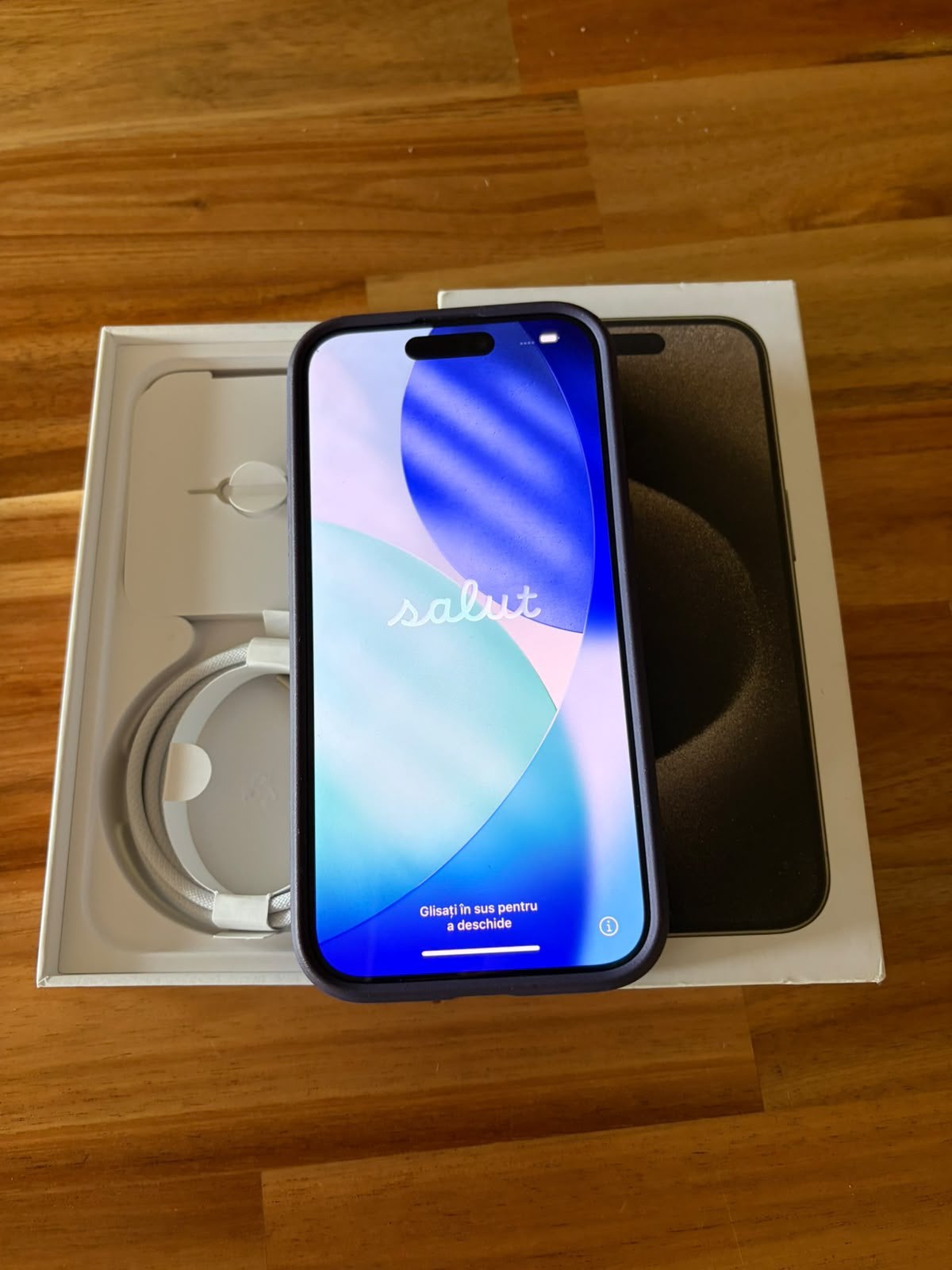 iPhone 15 Pro – 128GB – Silver/Grey, Ophalen, 128 GB, Zo goed als nieuw, 84 %