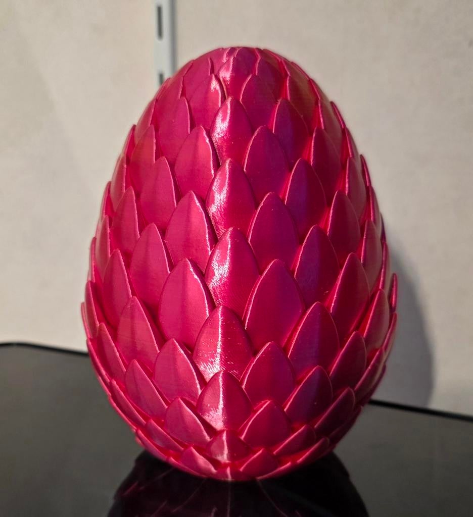 Draken ei goud naar rood, 20 cm, Ophalen of Verzenden