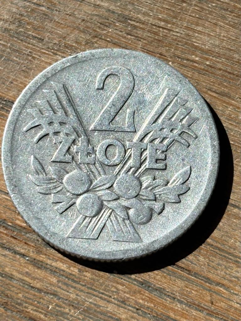 2 Zloty 1958 Polen, Ophalen of Verzenden, Polen, Losse munt