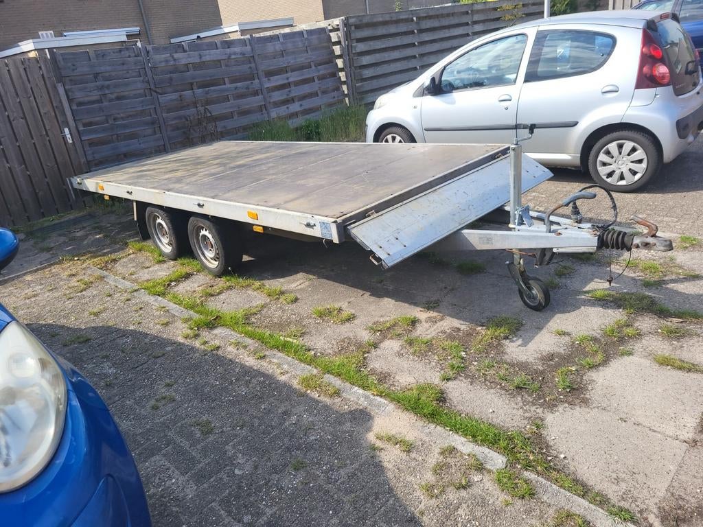 Robuuste aanhangwagen - Ideaal voor transport, Ophalen of Verzenden, Gebruikt