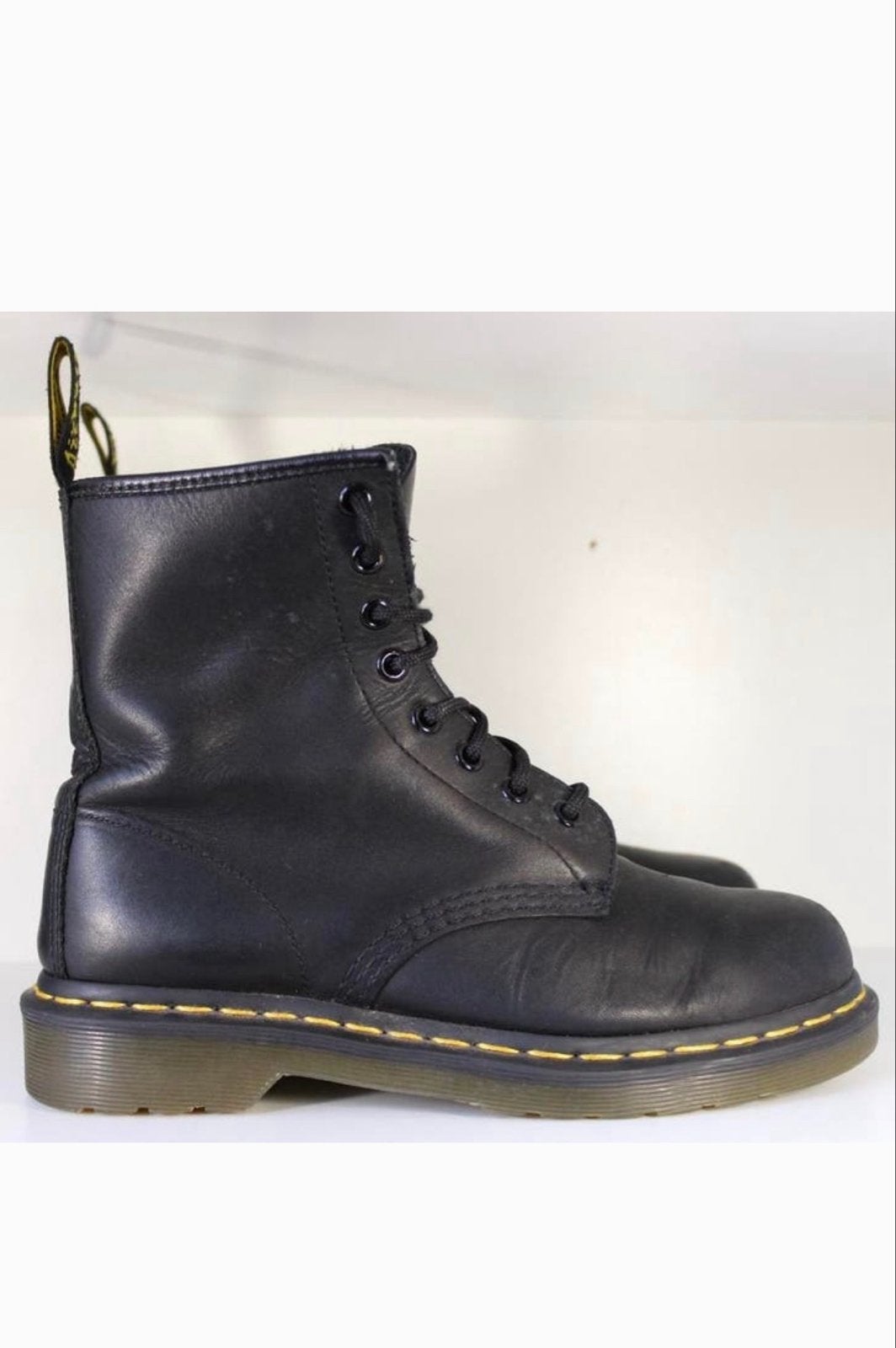 Dr. Martens 1460 Zwarte Leren Laarzen Maat 38, Kleding | Dames, Schoenen, Gedragen, Zwart, Ophalen of Verzenden