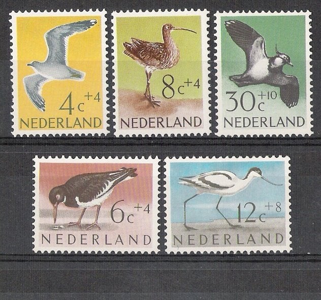 Nvph 752-56 postfris cw 7,00, Postzegels en Munten, Postzegels | Nederland, Ophalen of Verzenden