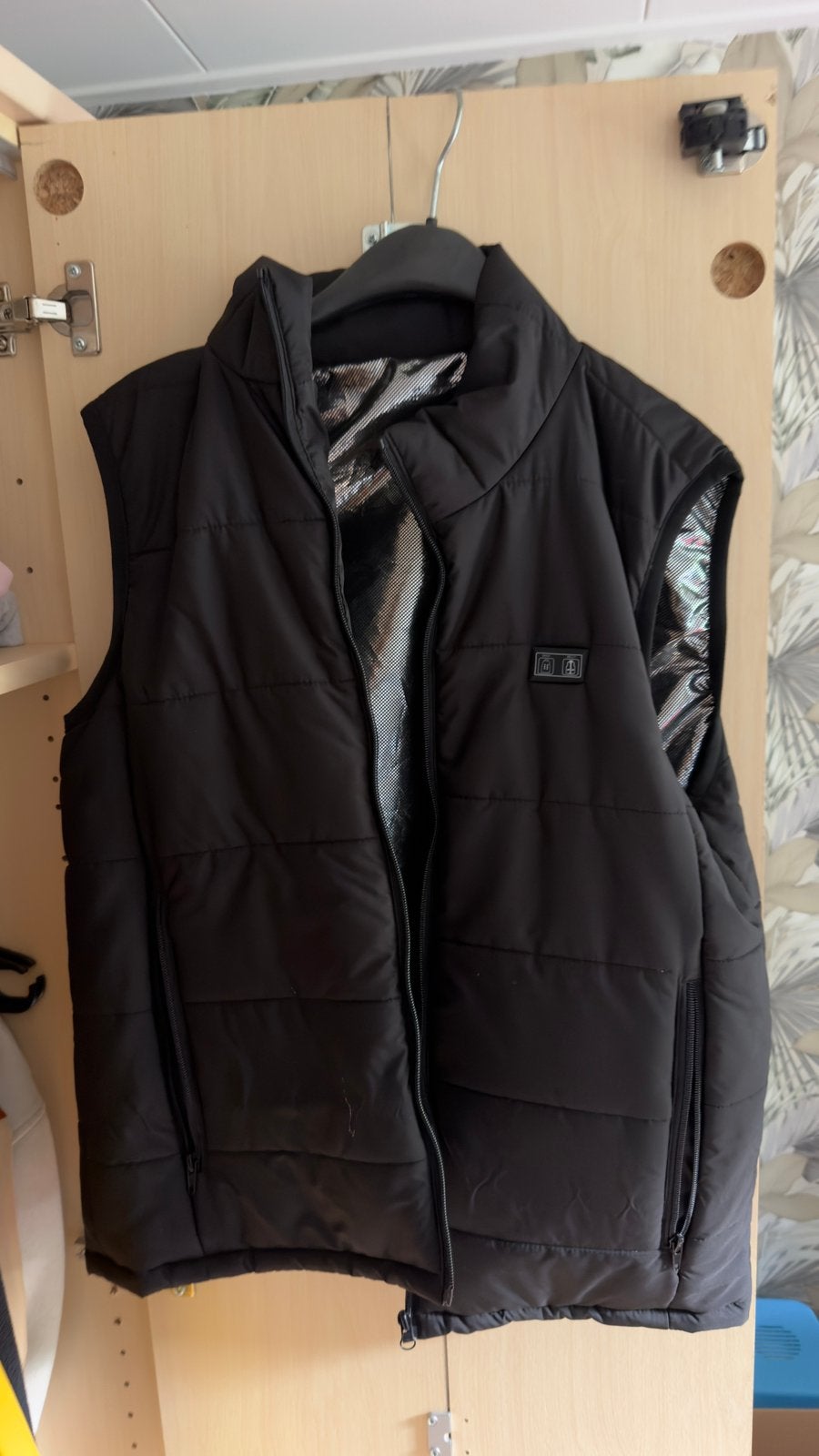 verwarmde bodywarmer maat s, N, Zwart, Ophalen of Verzenden, Zo goed als nieuw
